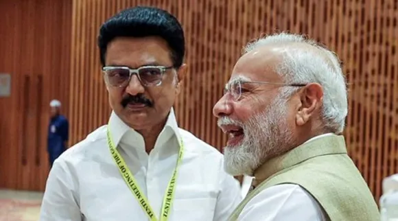 MK Stalin With Modi