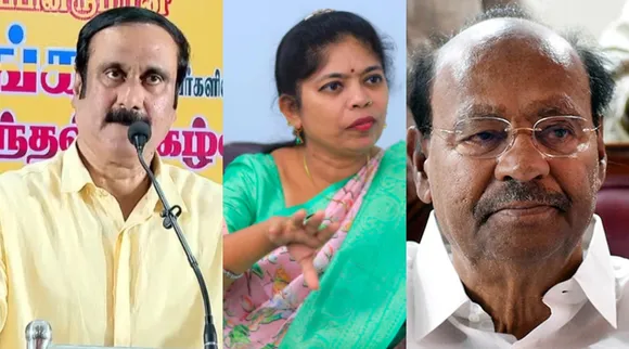 Ramadoss announce PMK State Treasurer Thilagapama expelled from party Anbumani statement Tamil News