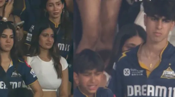 Ashish Nehra son to  Shubman Gill Sister Gujarat Titans players families and fan cry after Mumbai Indians knocked  out of IPL 2025 Tamil News