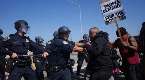 US LA protest