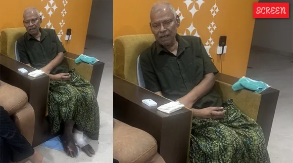 காலில் கட்டு... பலவீனமான நிலை; உடல்நல குறைவால் உருமாறி போன வில்லன் நடிகர்!