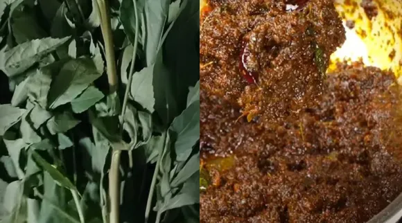 Spinach thokku
