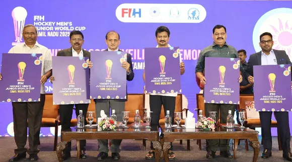 Hockey India and TN government sign MoU unveil official logo of FIH Mens Junior World Cup 2025 Tamil News