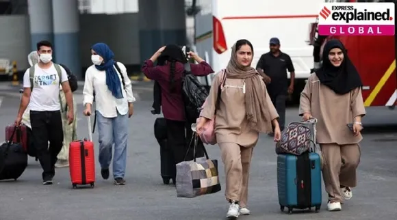 india evacuation iran