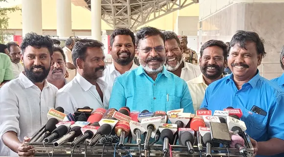 VCK leader Thirumavalavan MP on Madurai Murugan Maanadu at Trichy press meet Tamil News