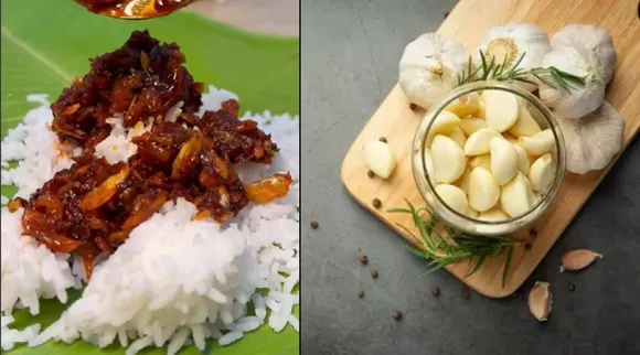 Garlic thokku