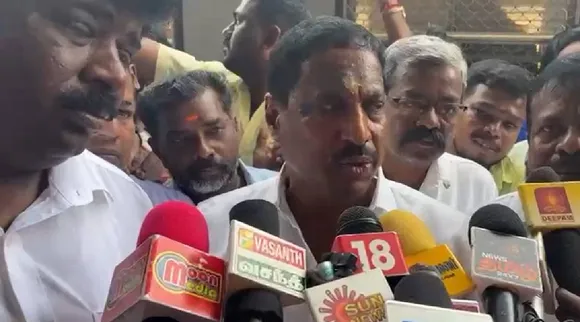 Pondy MLA press meet
