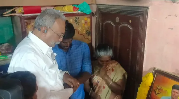Henri Tiphagne advocate meet Sivagangai Ajith Kumar family Tamil News