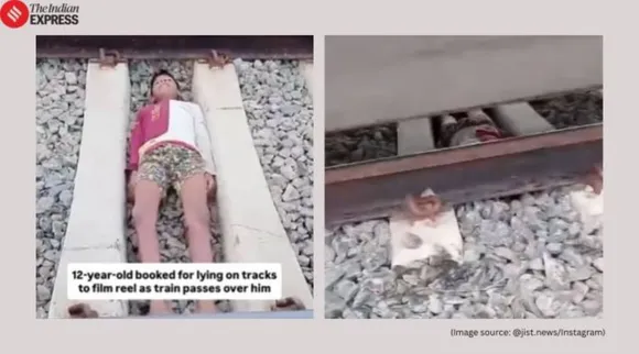 Odisha teen train stunt
