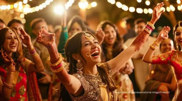 Fake wedding] party