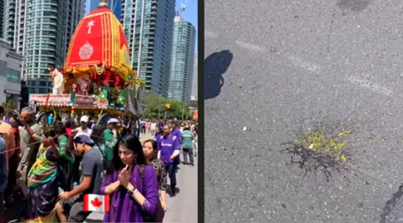 Rath Yatra egg throwing