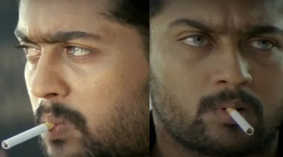 Surya smoking scene