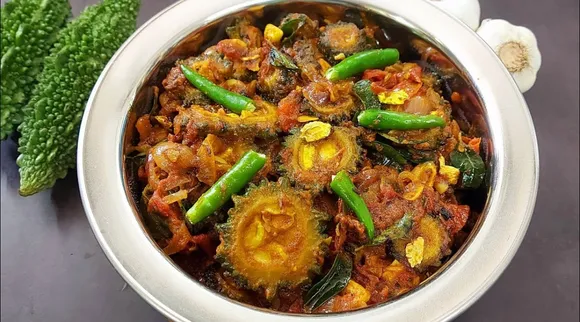 Bitter gourd sesame curry