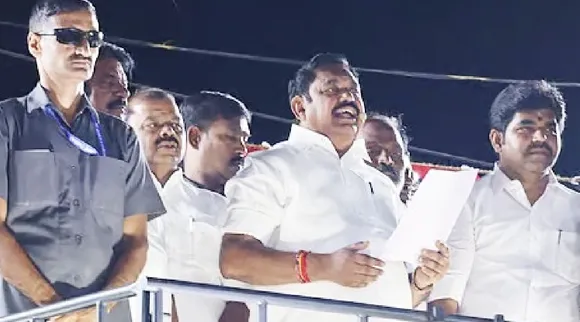 Edappadi K Palaniswami speech at Thanjavur DMK ADMK BJP Tamil News