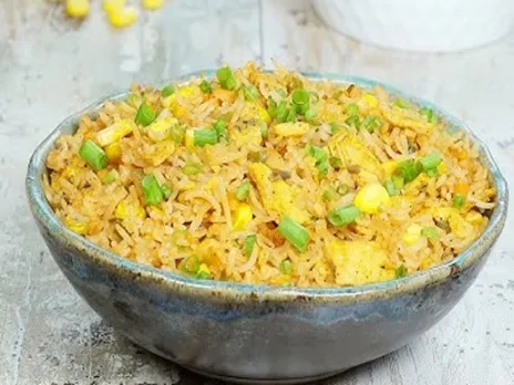 sweet corn egg rice