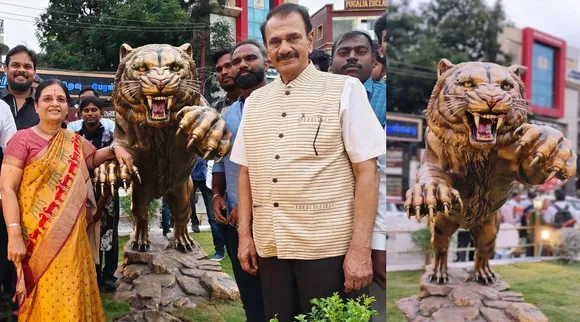 tiger statue