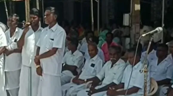 Tharangambadi fishermen protest