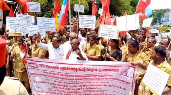 Puducherry PRTC employees strike