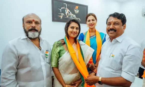 Actress Kasthuri BJP Nainar Nagendran Namitha Marimuthu