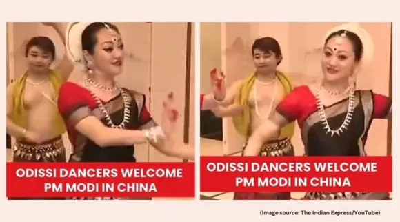 Odissi dancers China PM Modi