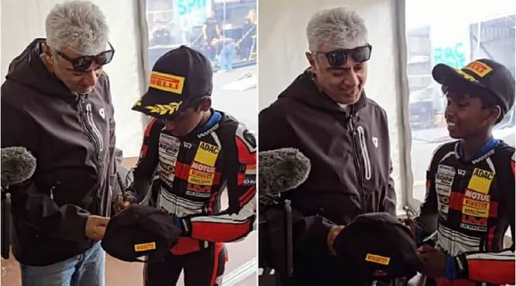 Who is Jaden Immanuel 13 year old racing prodigy Tamil Actor and racer Ajith Kumar got autograph Tamil News
