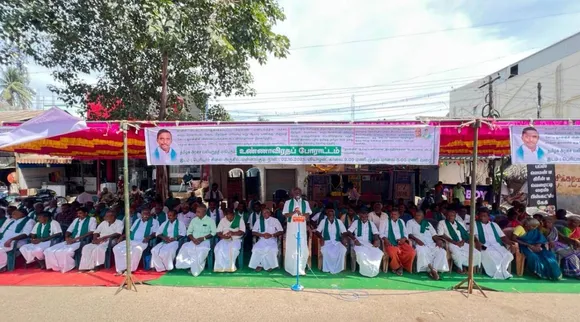 PR Pandian hunger protest 2