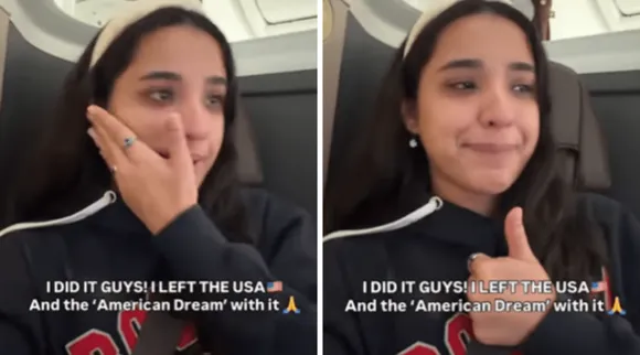Indian woman leaves US after layoff