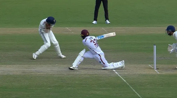 Sai Sudharsan brilliant surprise catch India vs West Indies 2nd Test Video viral Tamil News