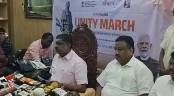 Puducherry Minister Namassivayam Sardar 150 Unity March held October 31 to November 25 Tamil