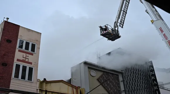 kovai textile fire