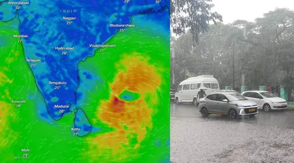 low pressure rain