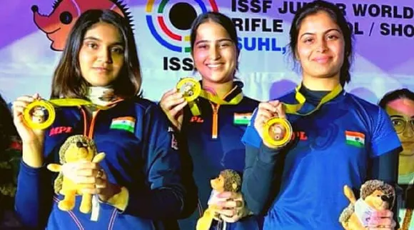 Asian Games shooting India clinch 25m pistol women team gold 