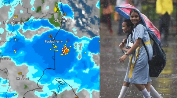 Puducherry govt announce tomorrow 15th oct holiday for Schools Colleges due to Heavy rain Tamil News 