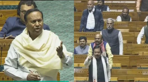 Flood relief Lok Sabha BJP DMK MPs TR Baalu A Raja Tamil News 