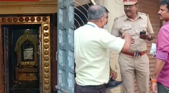 Chennai parrys corner Temple Petrol Bombing High Court Judge Inspects In Person Tamil News 