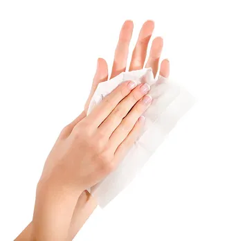 rubbing nails