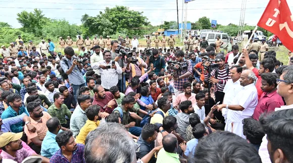 Samsung Strike in Kancheepuram employees and CITU leader arrested political parties leaders, celebrities reaction Tamil News 