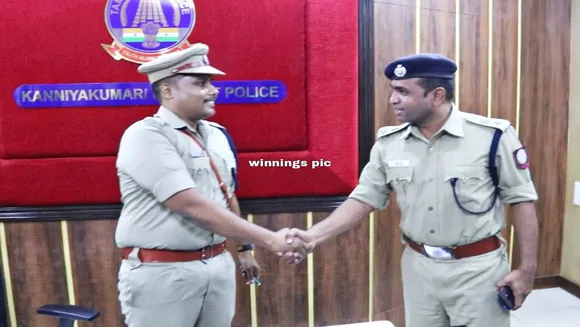 Sundaravathanam sworn in as the new SP of Kanyakumari