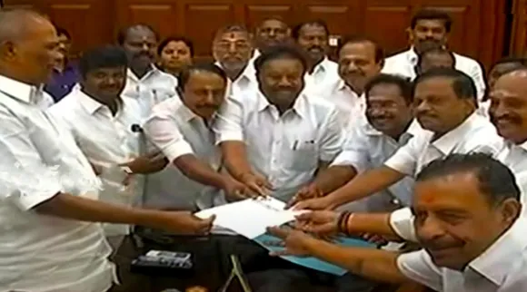 AIADMK ministers meet speaker Appavu
