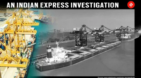 Adani port every 500 km of coastline handle 24% cargo indian Govt share dips