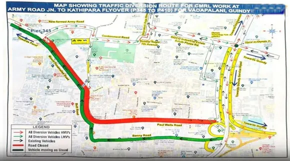 traffic change
