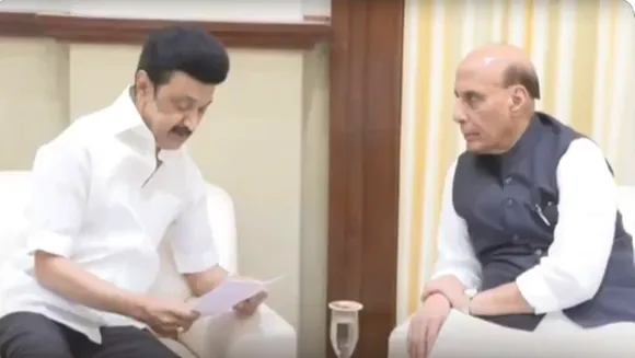 Rajnath Singh in chennai
