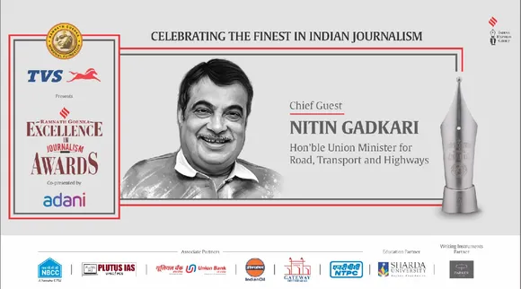 Ramnath Goenka Excellence In Journalism Awards With Union Minister Shri Nitin Gadkari Live Tamil News 