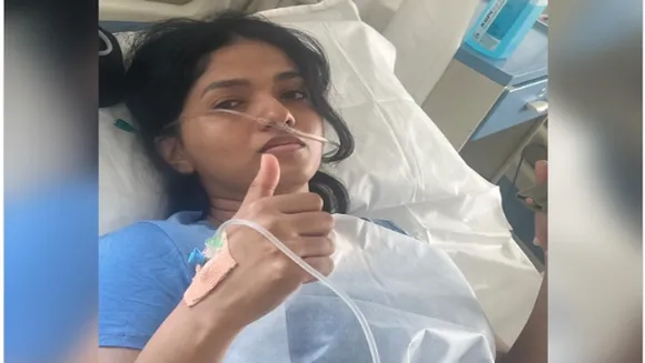 Actress Sunaina admitted to hospital