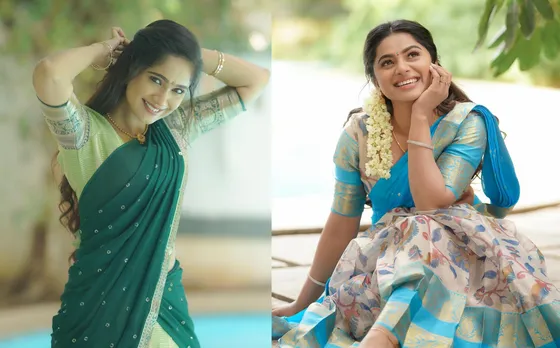 Half saree women