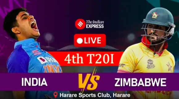 India vs Zimbabwe 4th T20I Match Today IND vs ZIM latest scorecard updates in tamil 