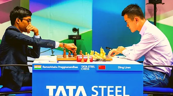 Praggnanandhaa defeats world champion Ding Liren become India No 1 Tamil News 