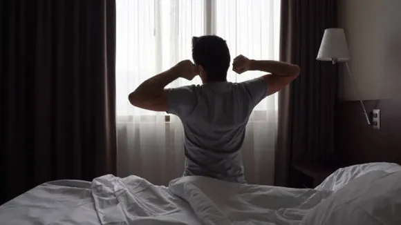 waking up