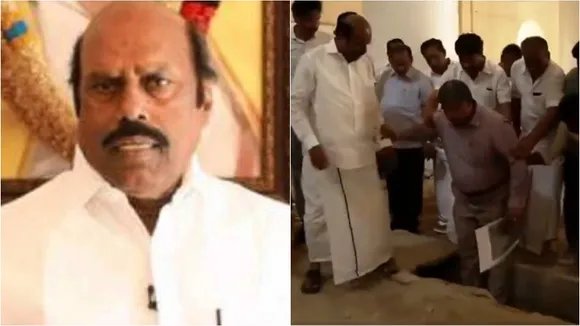 Minister EV Velu escaped