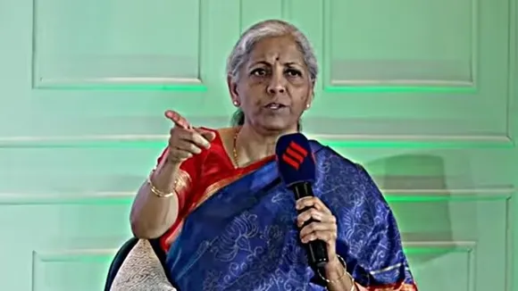 FM Sitharaman at the Adda in Bengaluru. (File).jpg